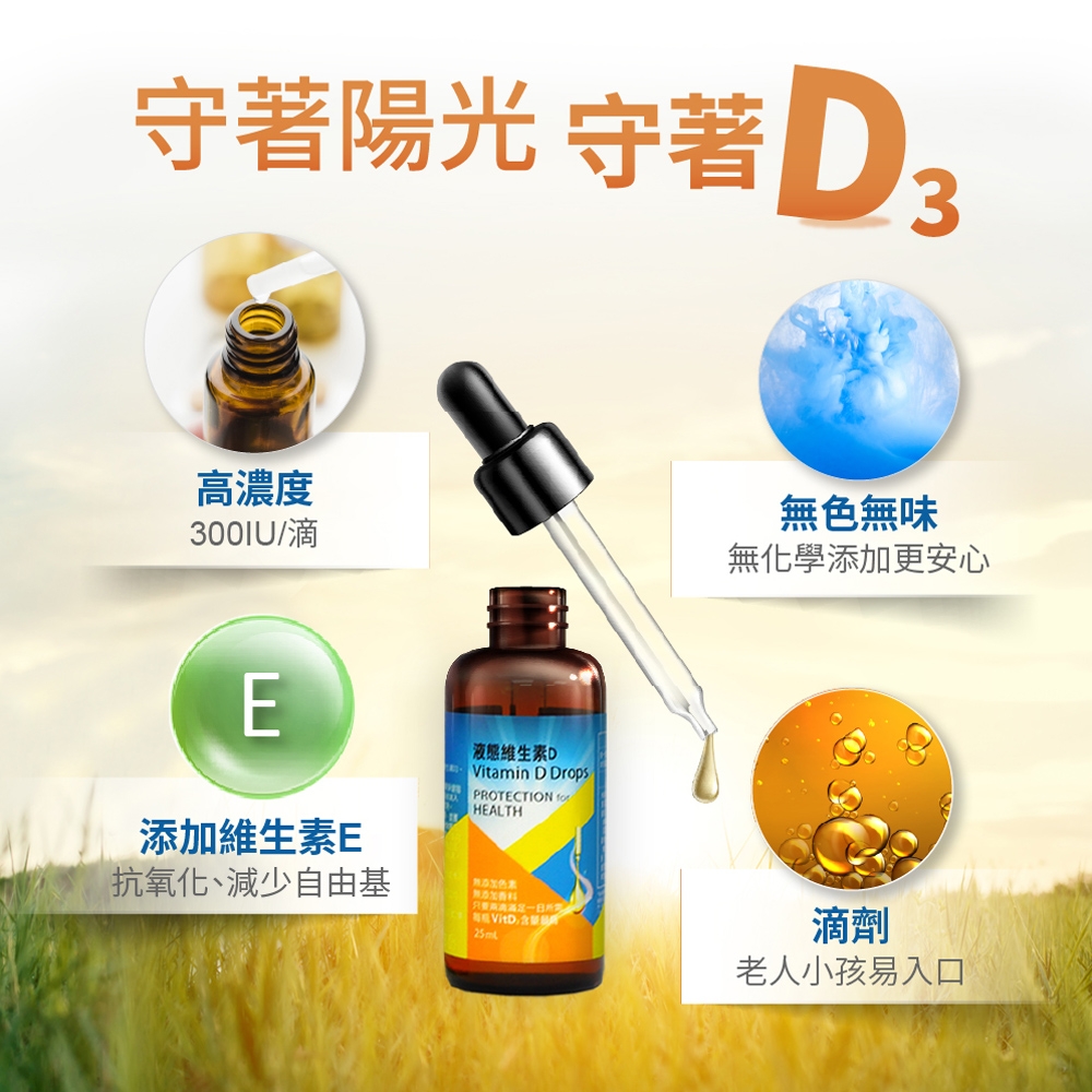 維他命D高劑量滴劑 3