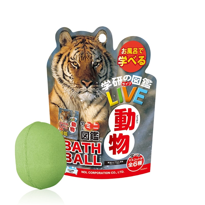 學研的圖鑑 LIVE 動物入浴球 1