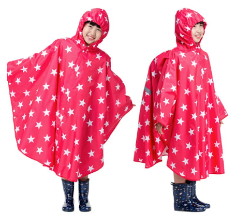 滿天星日式斗篷雨衣 1