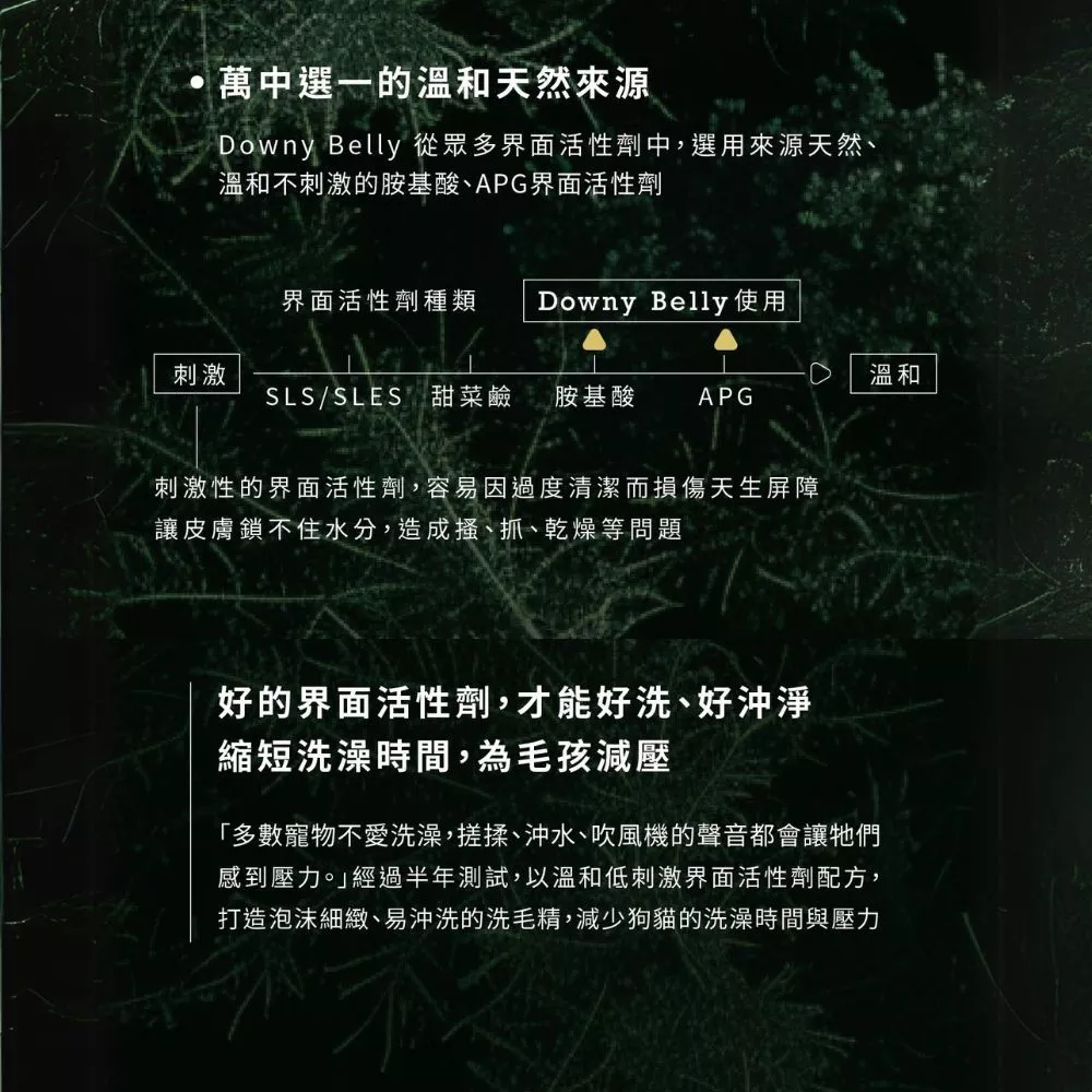  保濕天然低敏洗毛精  3