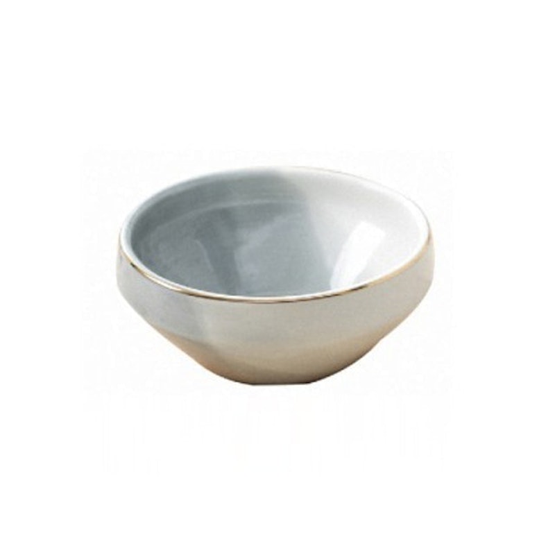 北歐創意ins風金邊陶瓷餐具 圓形飯碗2件組 1