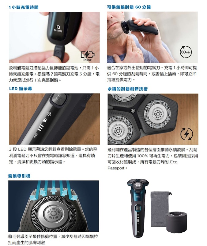 乾濕兩用電鬍刀 3