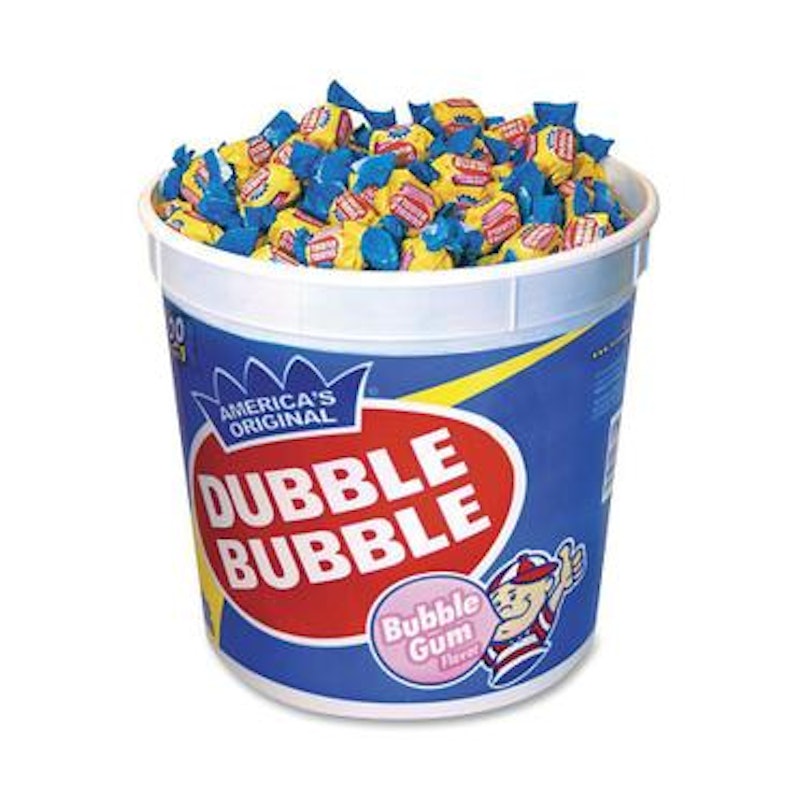 2. Dubble Bubble 原味+水果口味泡泡糖 1