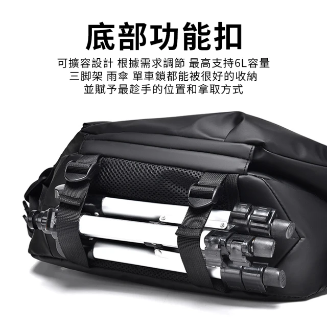 男士機能磁扣快拆側背包 2