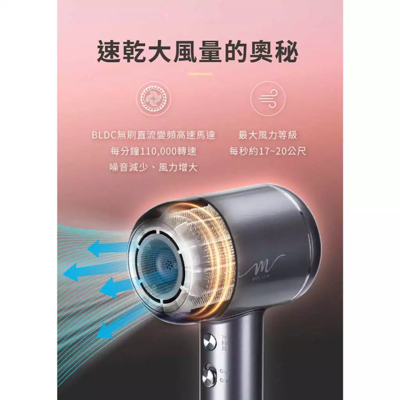 M195負離子恆溫高速吹風機 2