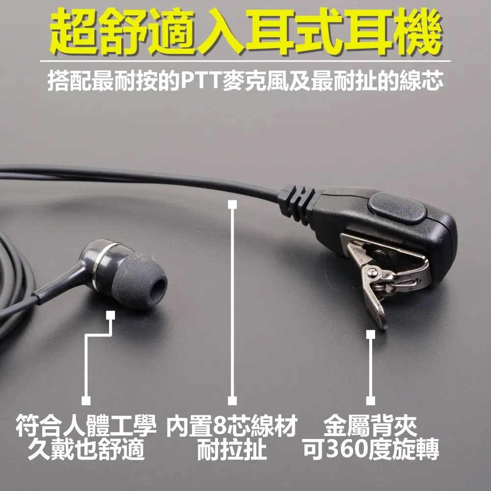 耳道入耳式對講機耳機 2