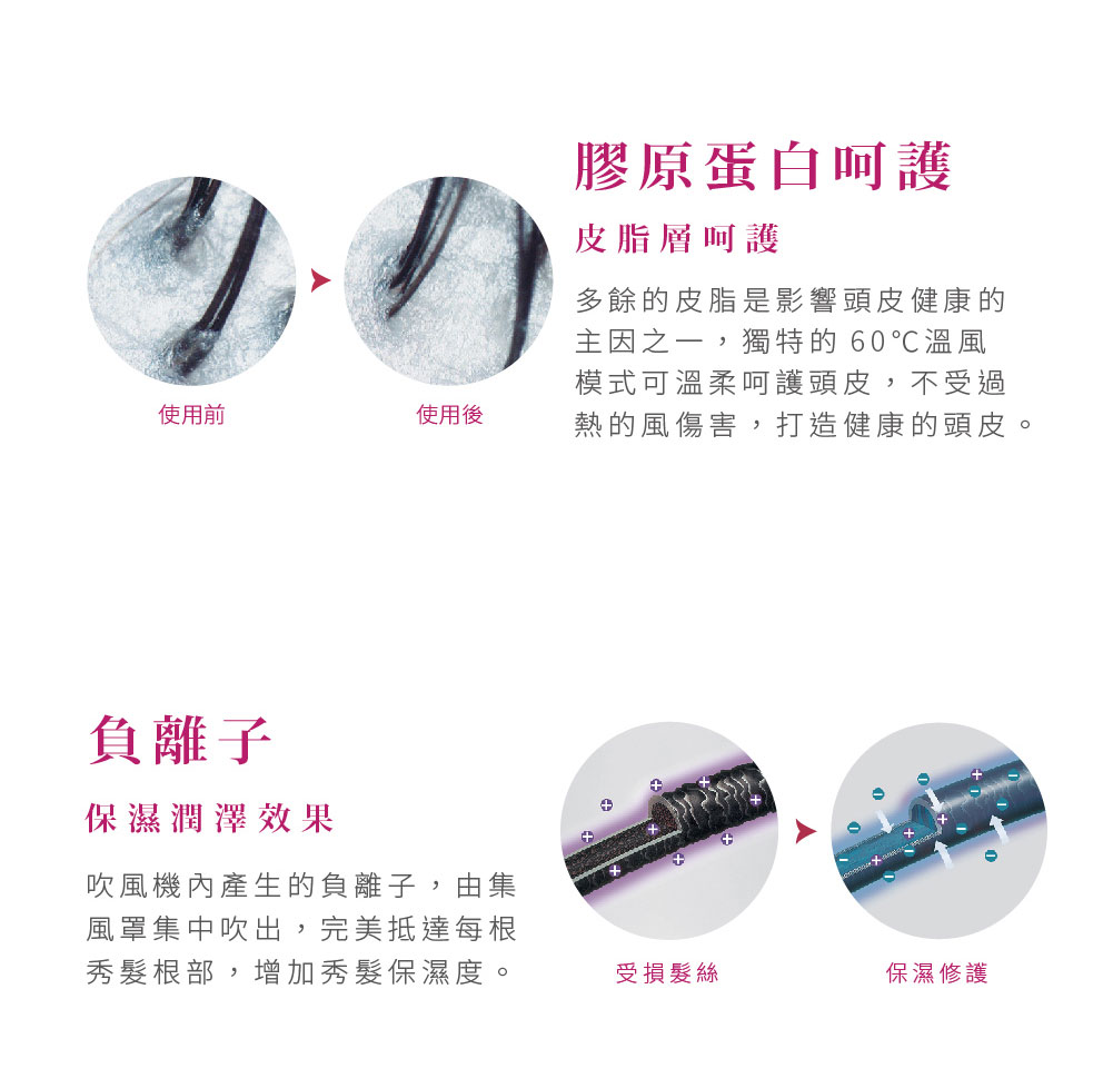 奈米水霧膠原蛋白吹風機  3