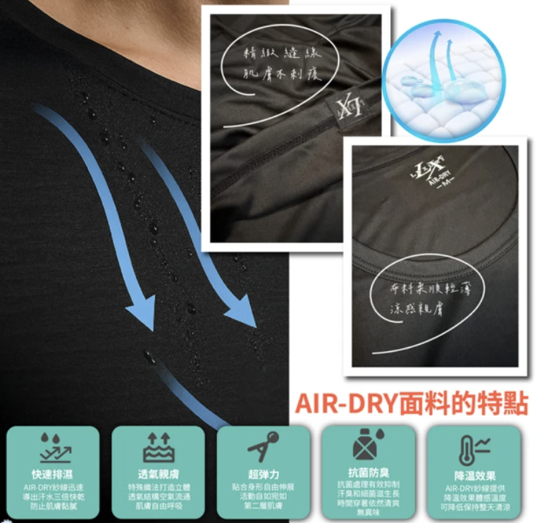 涼感 AIR-DRY 智慧導流背心 2