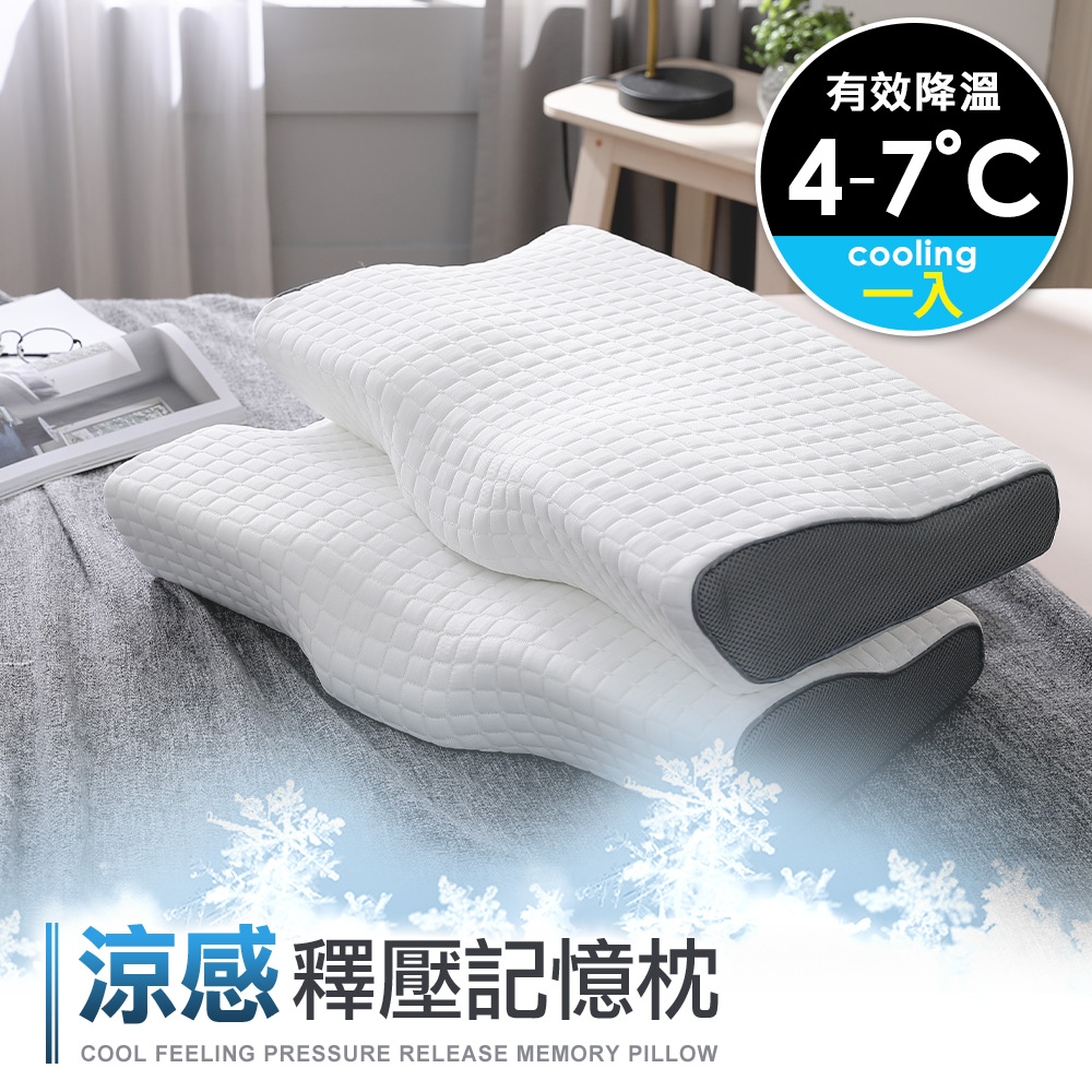 涼感釋壓記憶枕 2