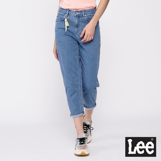 女款411高腰標準合身小直筒牛仔褲／RG 1