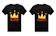 KUSO純棉短T KING QUEEN 1