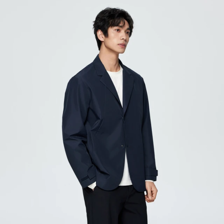 Logo防風防雨翻領西裝外套 3
