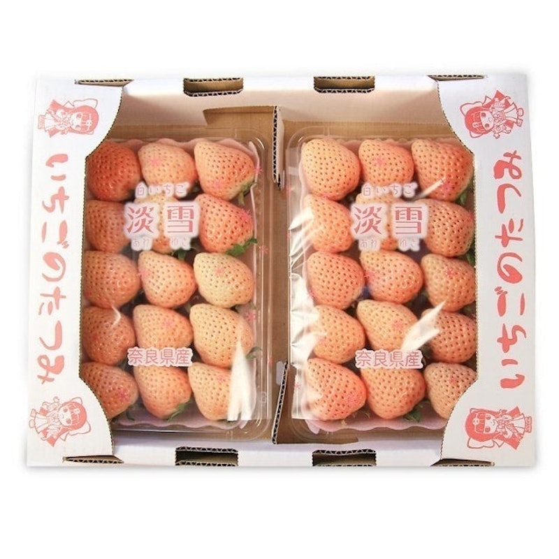 稀少品種白色草莓 淡雪 1