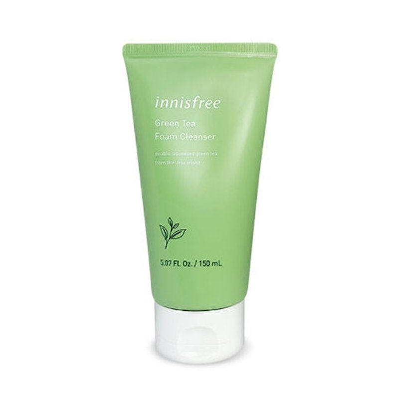 2. innisfree 綠茶保濕潔顏泡泡/150mL 1