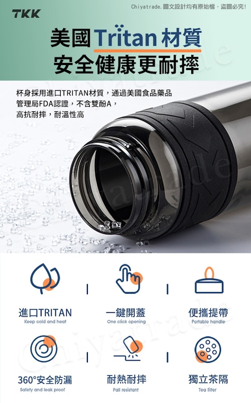 Tritan 邁越系列兩用運動水壺 2