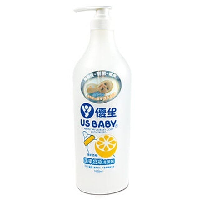 9. 優生US BABY 蔬果奶瓶清潔劑（柚香）／1000mL 1