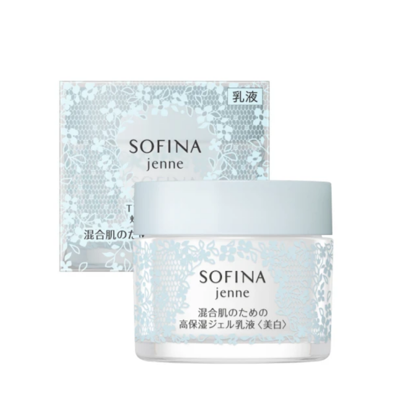 透美顏飽水控油美白雙效水凝乳液 1