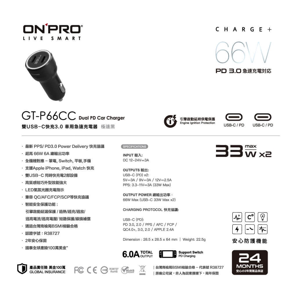 車用快充充電器 2
