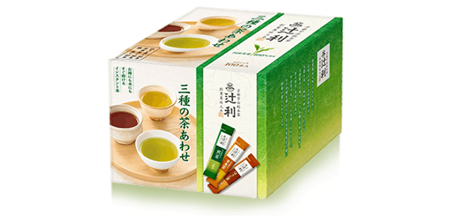 8. 片岡物產 辻利 三種茶組合即溶茶包 1