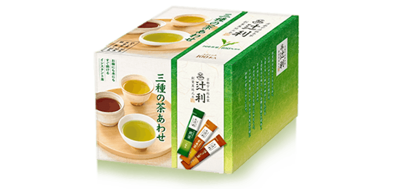 8. 片岡物產 辻利 三種茶組合即溶茶包 1