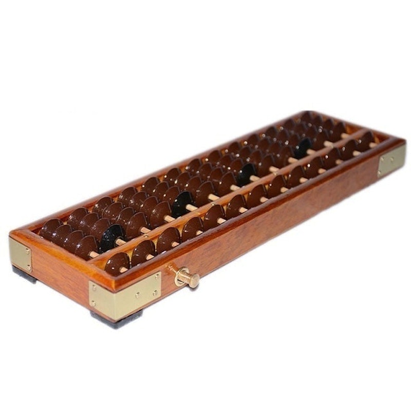 仿紅木木製算盤 1