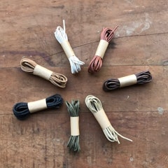 圓款上蠟鞋帶