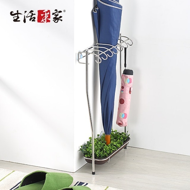 不鏽鋼玄關二用雨傘架 1