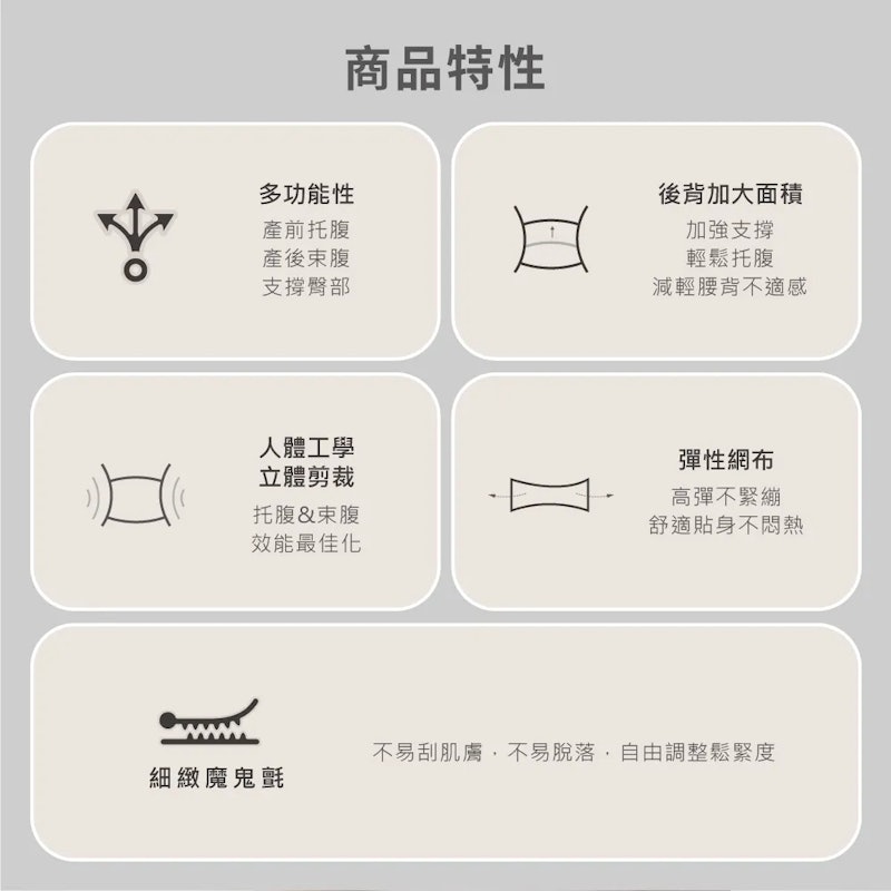 機能3用托腹帶 3