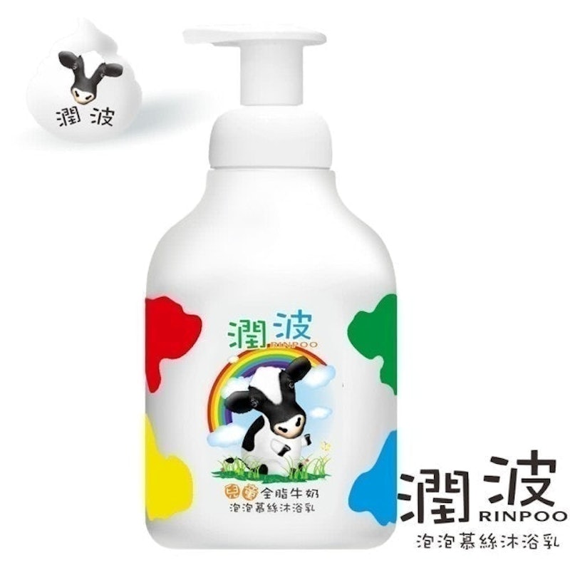 兒童全脂牛奶 泡泡慕絲沐浴乳 400ml 1