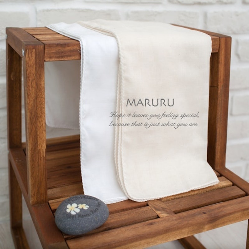 8. MARURU 無染色紗布浴巾 1
