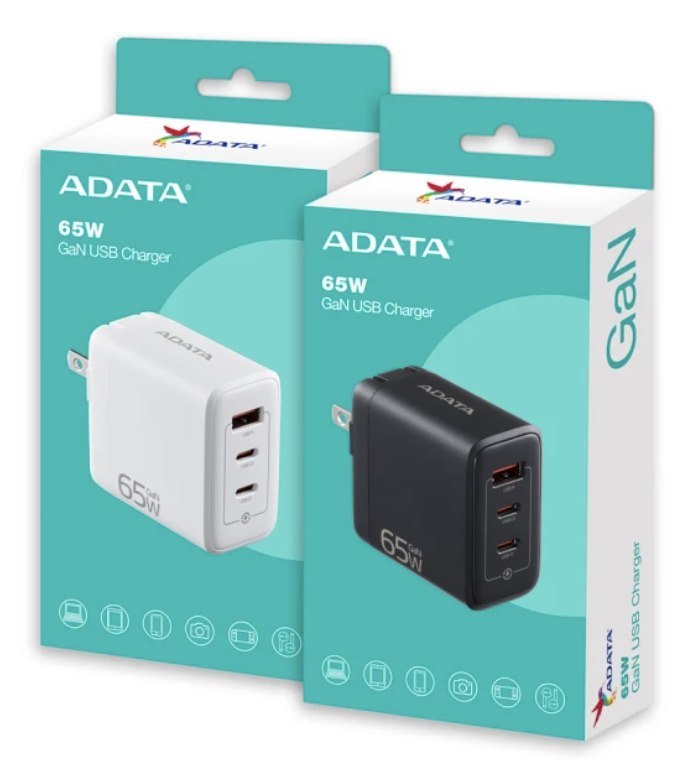 GaN 氮化鎵3孔 PD 快充充電器 1