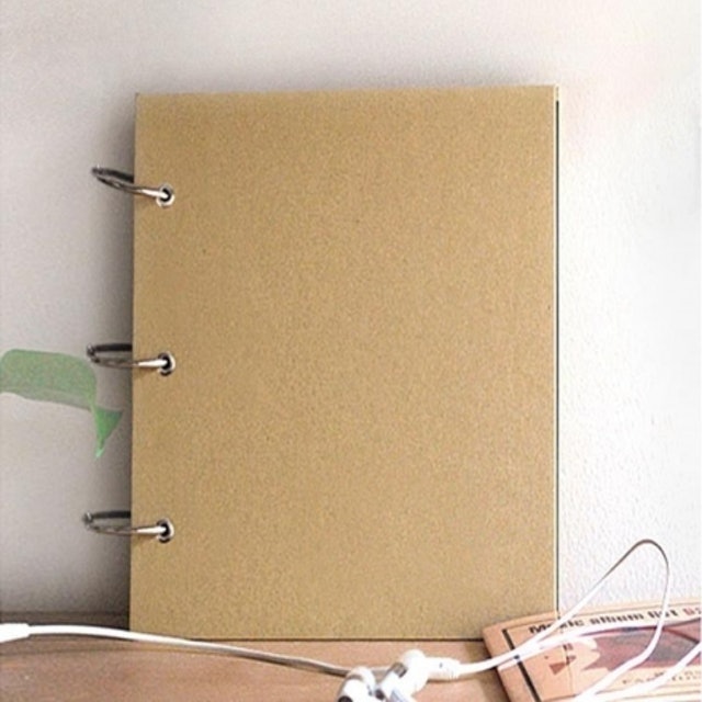 簡約空白手工DIY相冊本加厚牛皮紙剪貼本 1