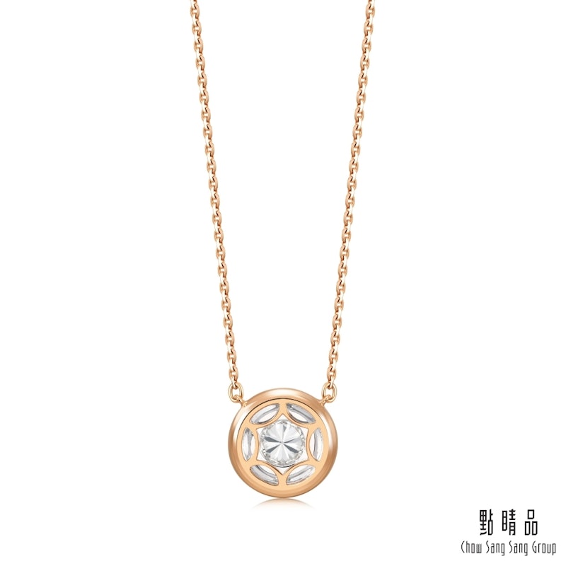 Daily Luxe 13分18K金鑽石項鍊 3