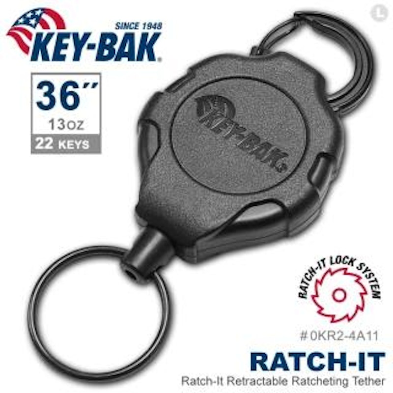 RATCH-IT 鎖定系列 36″超級負重伸縮鑰匙圈 1