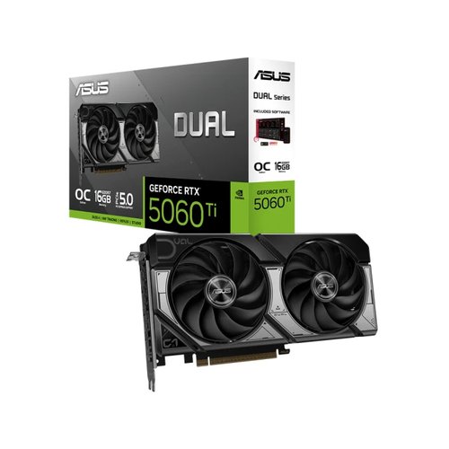 Dual GeForce RTX 5060 Ti 16GB GDDR7 OC 1