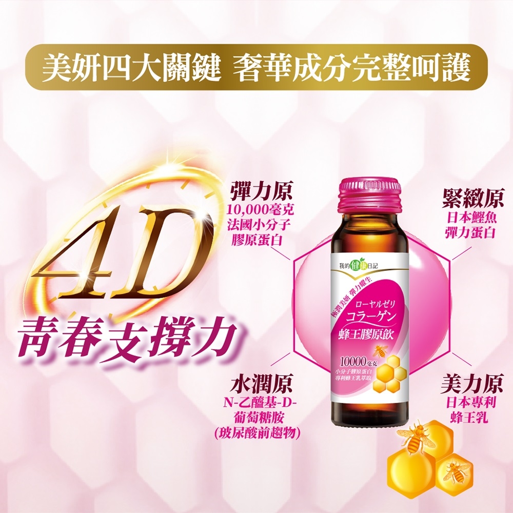 我的健康日記蜂王膠原飲 2
