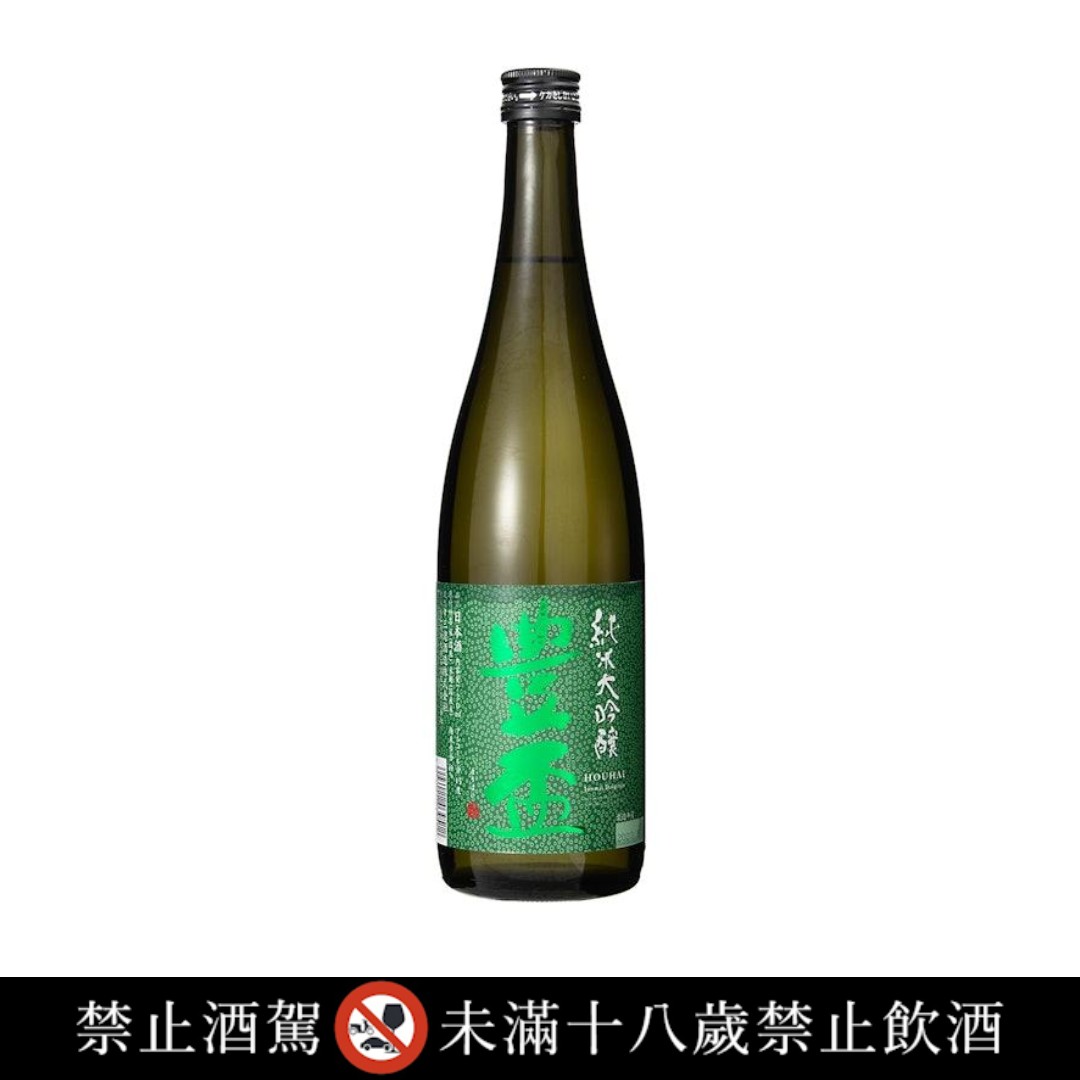豐盃 純米大吟醸 綠色七子塗紋樣 1