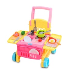 2in1可愛廚房手推車