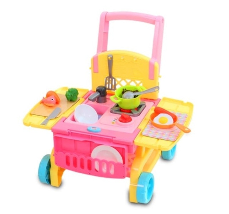 2in1可愛廚房手推車 1