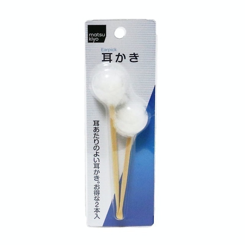MK 白兔尾巴掏耳棒 2入 1