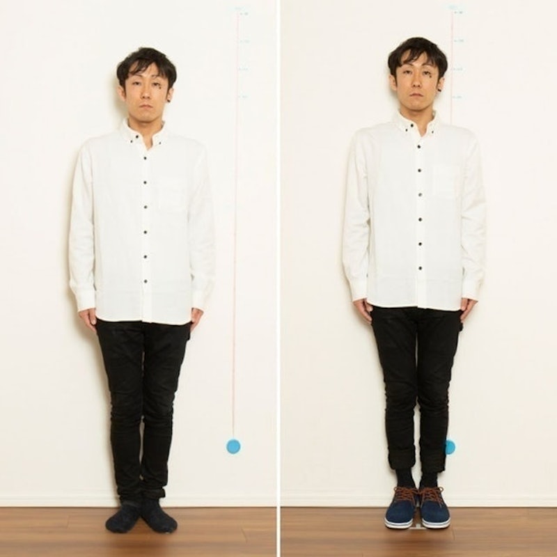 6cm 隱形增高真皮休閒鞋 8