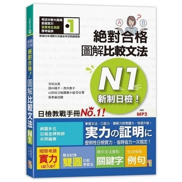 日語講師監製10 大日語文法書推薦排行榜 3