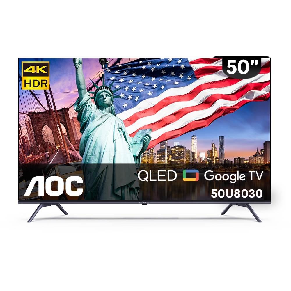 50吋 4K QLED Google TV 智慧顯示器 1