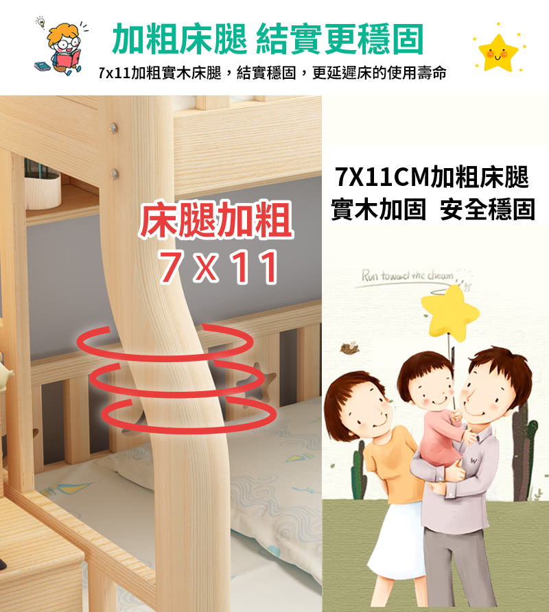 上下舖床架階梯款（上漆） 3