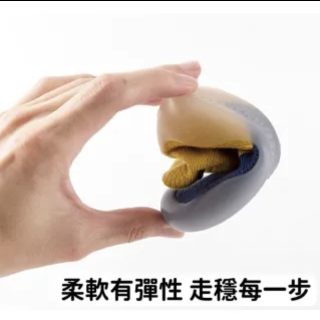 寬頭防滑透氣膠底學步鞋 3