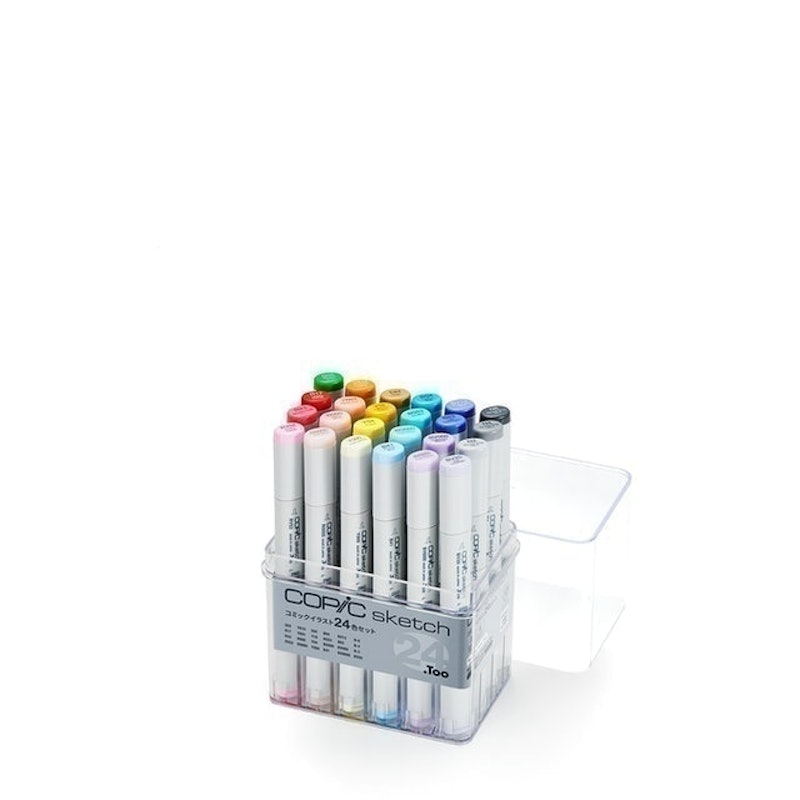 COPIC Sketch漫畫插畫 24色組 1