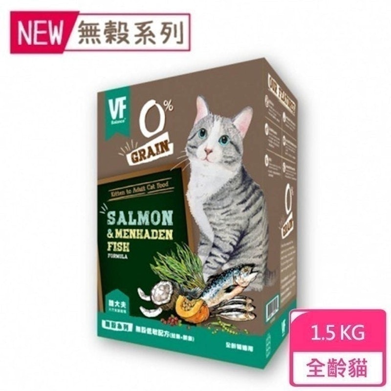 無榖貓糧低敏配方 鮭魚+鯡魚 1