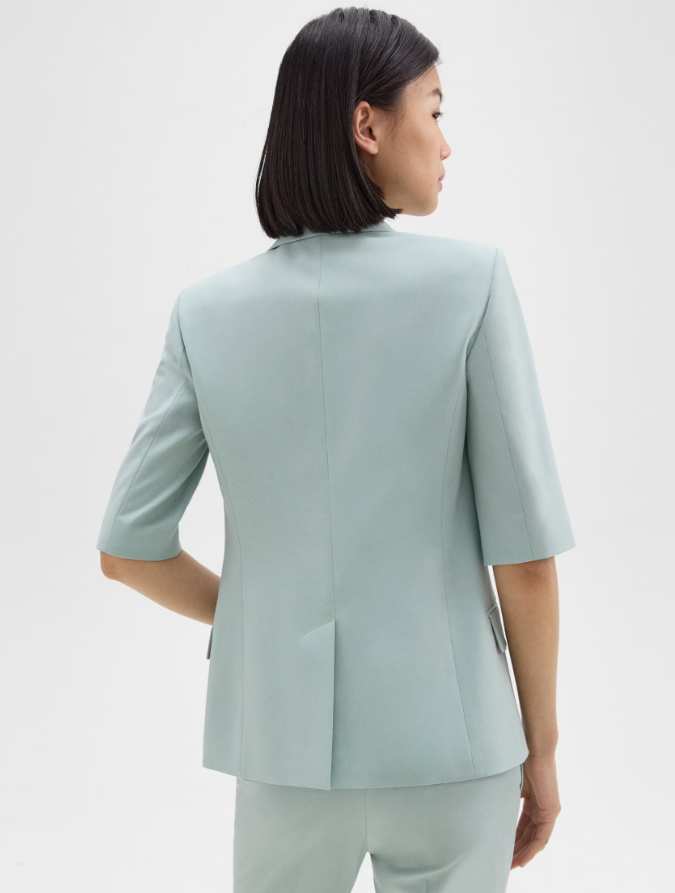 Short-Sleeve Blazer in Good Wool 2