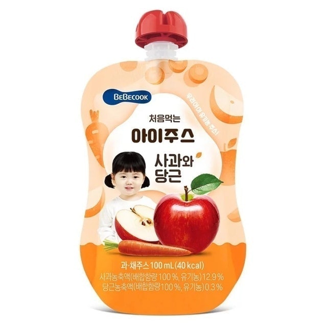 嬰幼兒蘋果紅蘿蔔汁 1