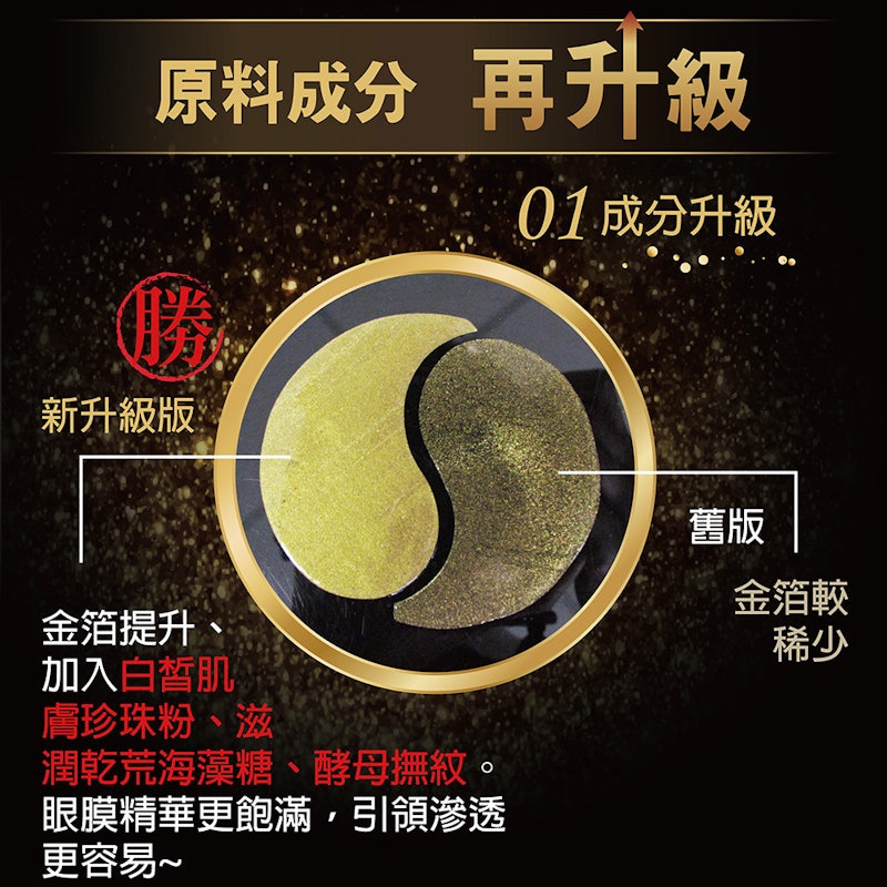多胜肽黃金膠原果凍眼膜 3